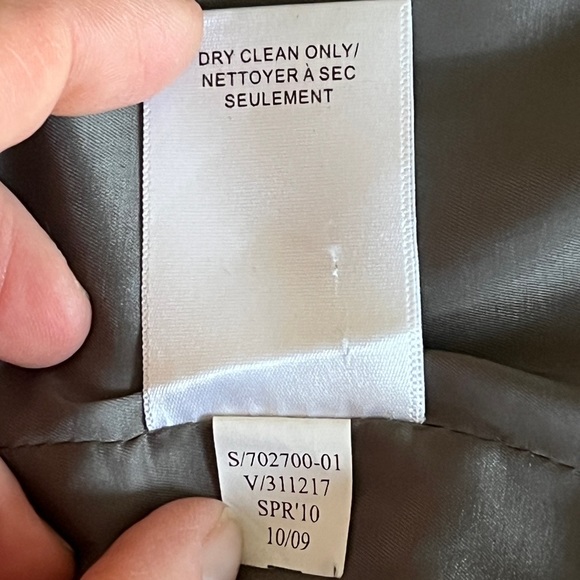 Banana Republic⎮Blazer with button flap pockets⎮Grey Stretch Cotton⎮10 - Picture 15 of 16